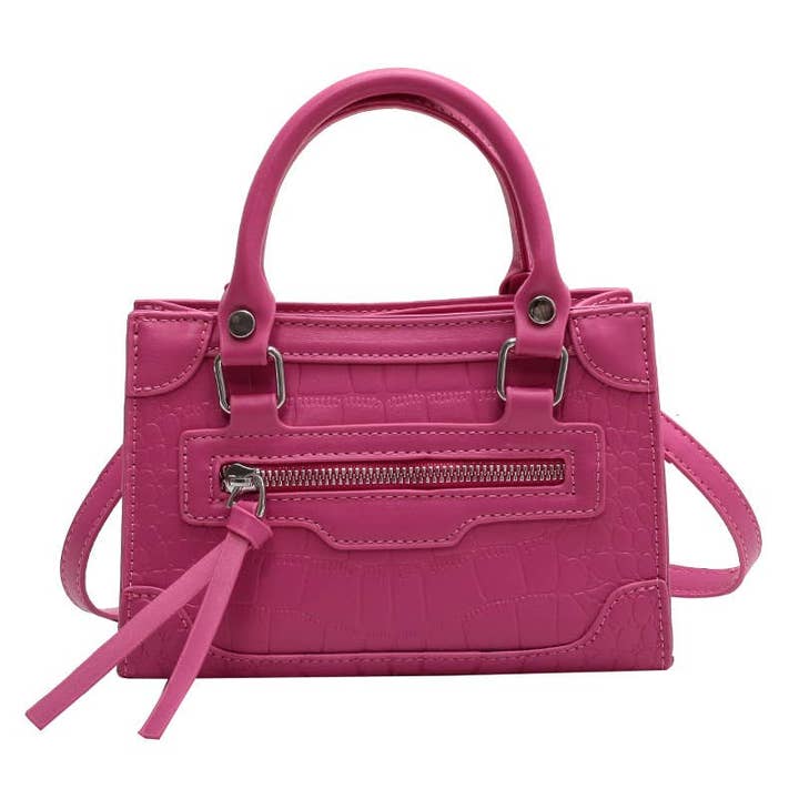 Jewelry-2-Slay - Wholesale Top Handle Bag - Women's - Mini Croc1