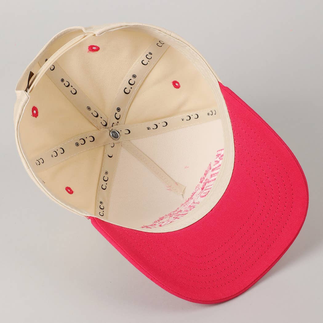 Fashion City - Vente Casquette de camionneur – femme - Chapeau brodé du club de cowgirls du Far West aux cheveux en bataille16