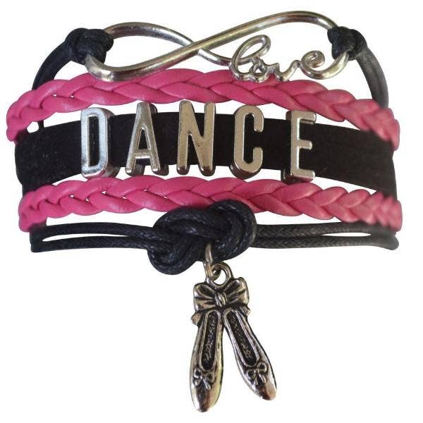 Sportybella – wholesale Charm/dangle bracelet – Ballet Charm Bracelet - Pick Colors0