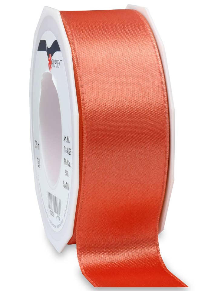 bobine double satin 25 m 40 mm living coral pour la vente par C.E. PATTBERG GmbH & Co. KG
