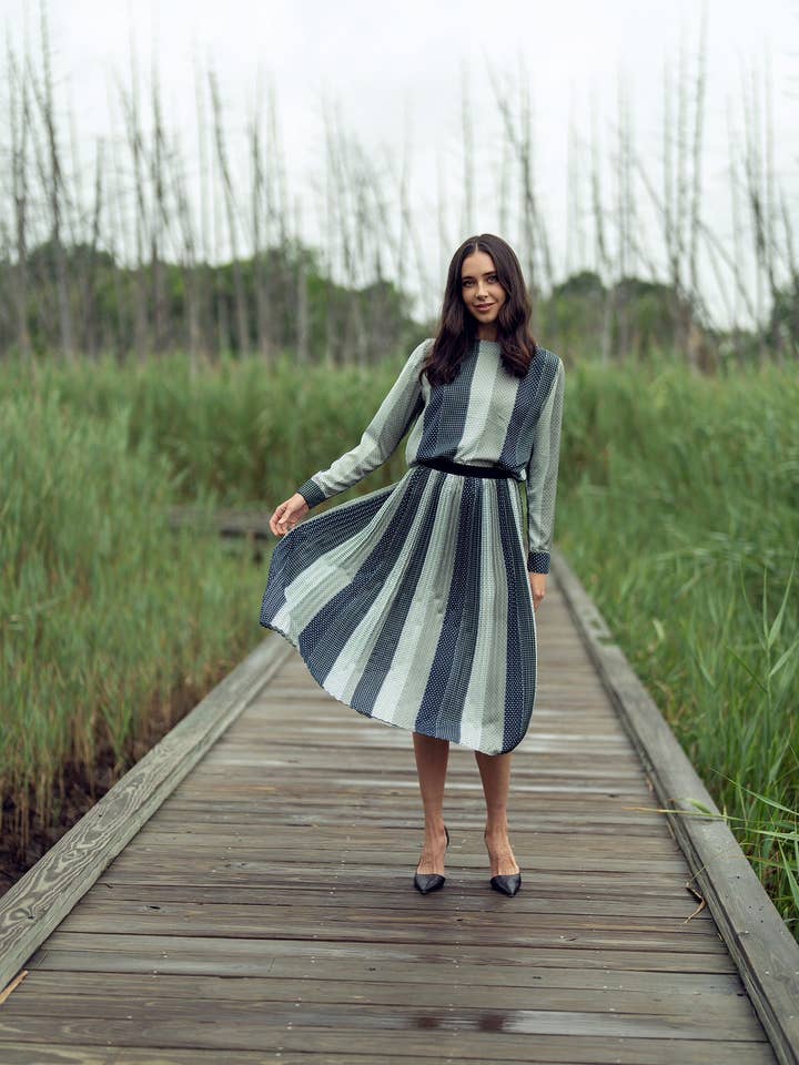 PRINTED SILK SET for wholesale by Profile NYC