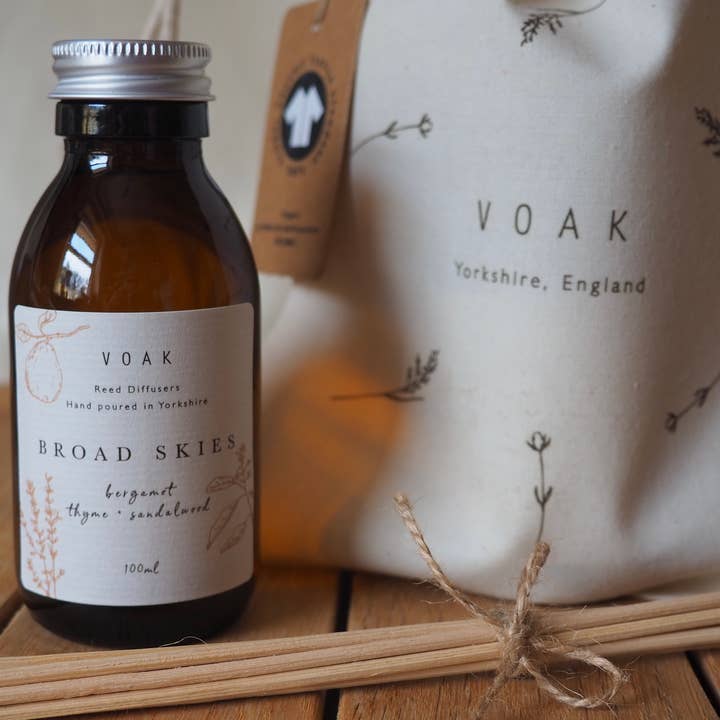 Broad Skies Reed Diffuser for wholesale by VOAK
