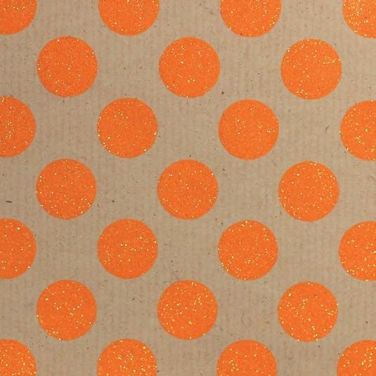 The Unique Paper Company – wholesale Wrapping paper roll – Luxury Glitter Roll wrap Neon Kraft (12 rolls)1