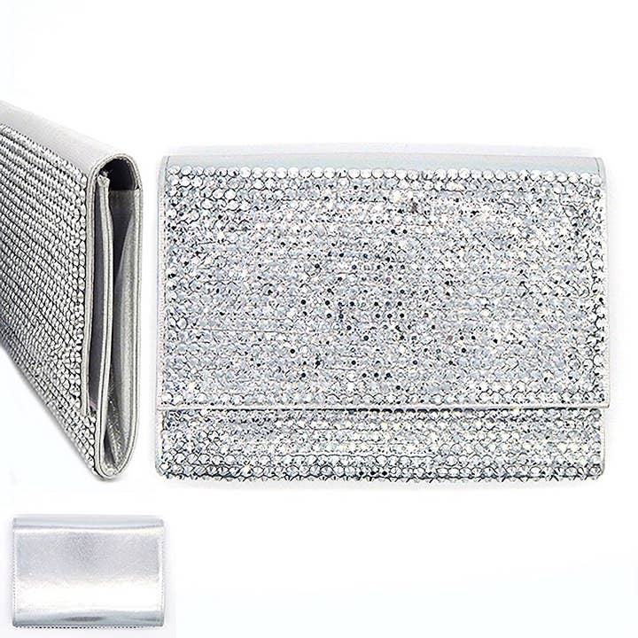 Sparkling Bold Rhinestone Chunky Clutch Bag for wholesale by Diacly