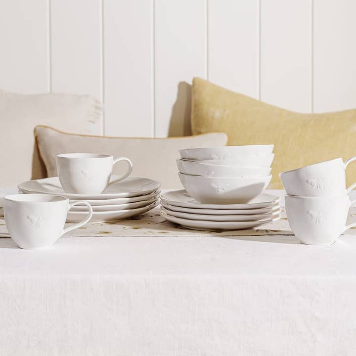 Sophie Allport – wholesale Dinner plate – Bees Stoneware Dinner Plate3