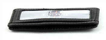 Leather Impressions Inc – porta-cartões - Unissexo por atacado – Estojo de cartão com estilo de janela I.D.5