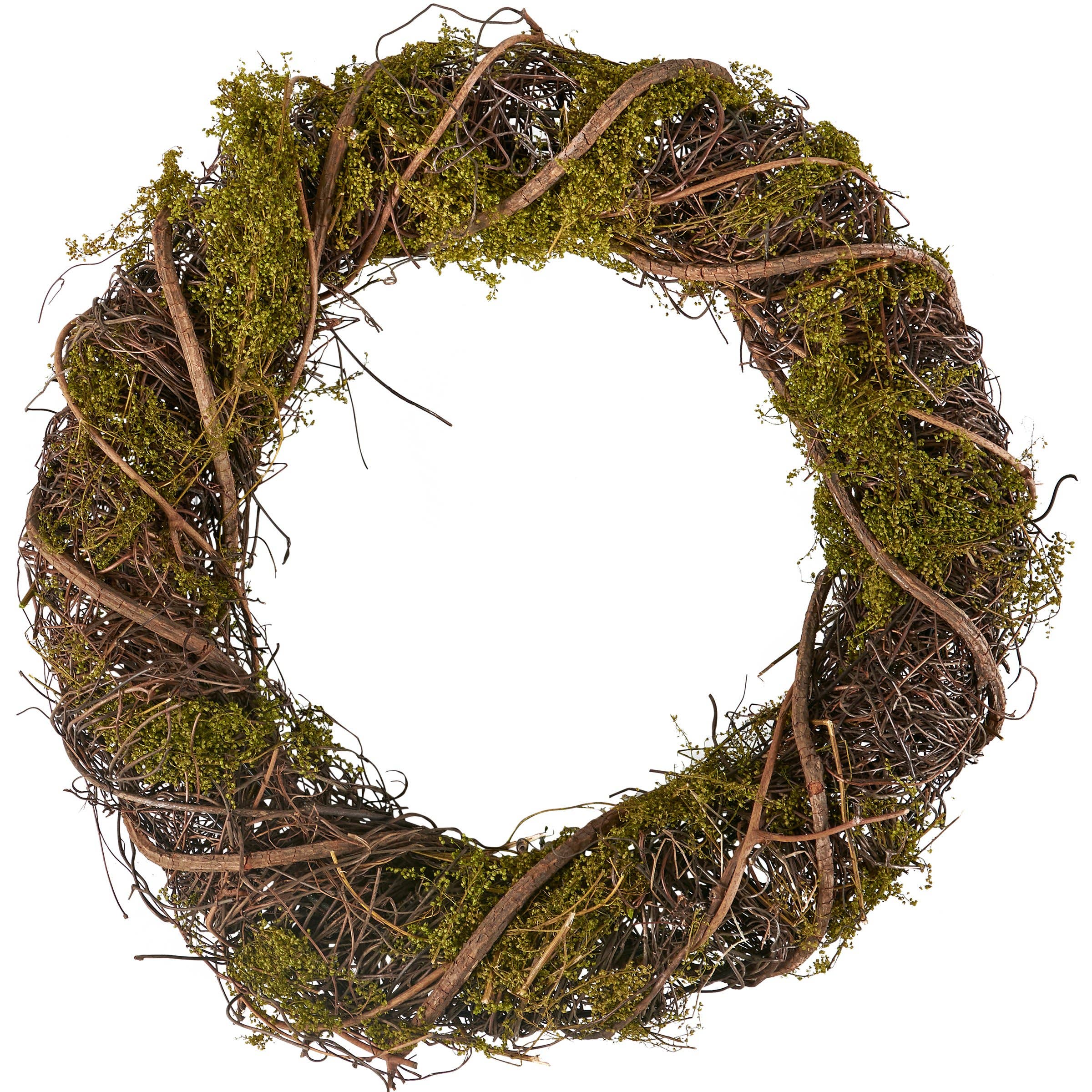 Primitives by Kathy - Wholesale Artificial Flowers - Moss Wreath1