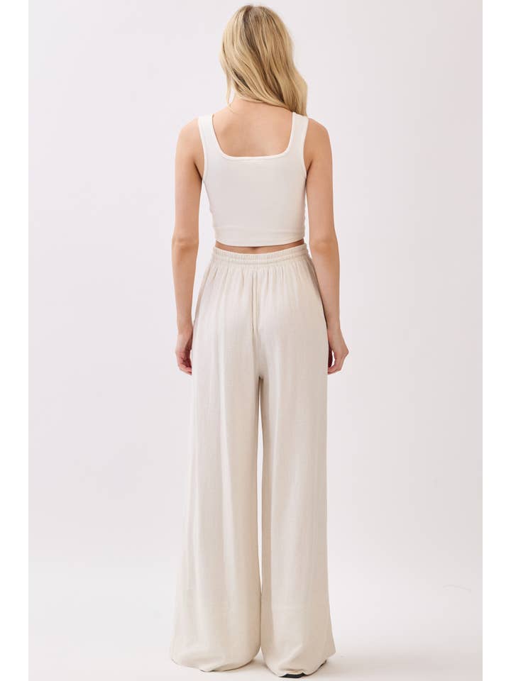 Final Touch - Vente Pantalon – femme - Pantalon large uni - VEP7000053