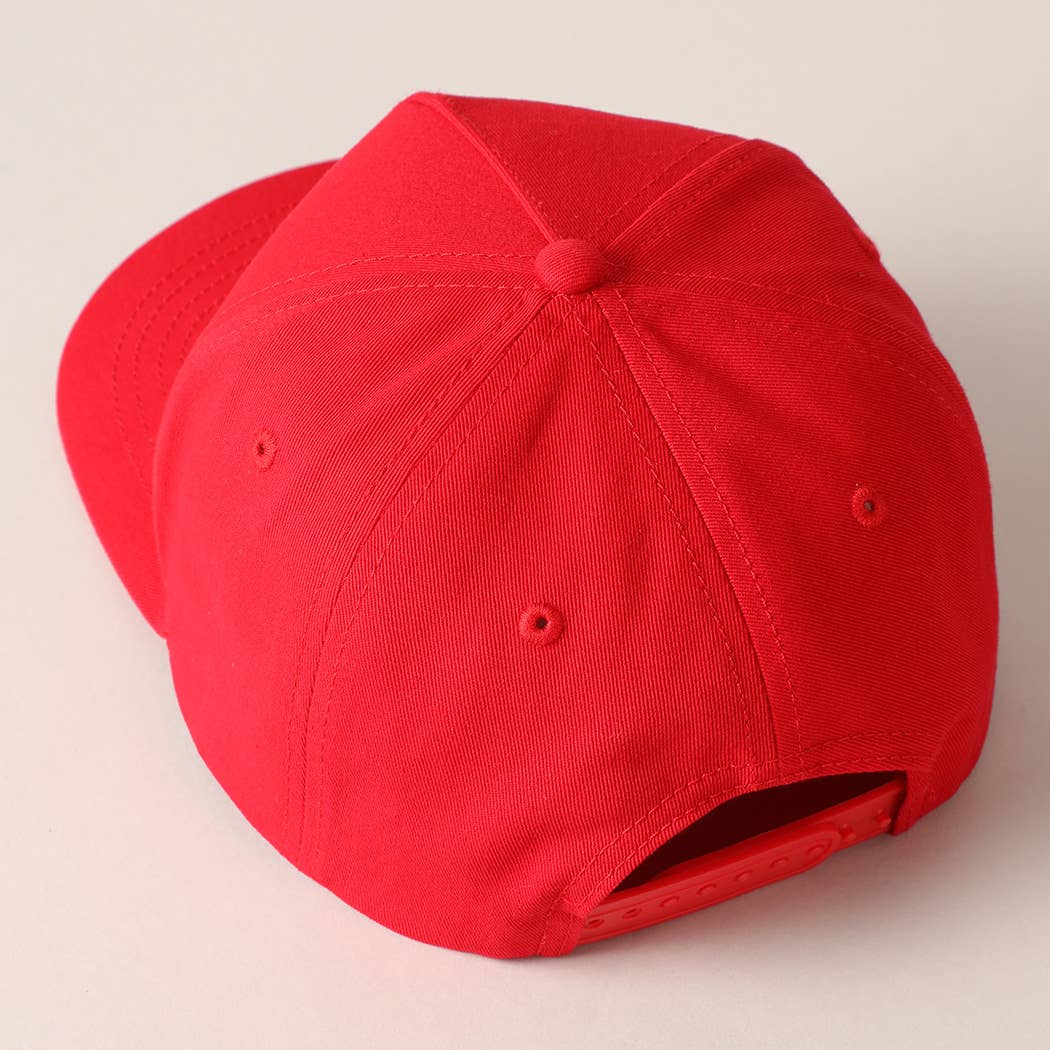 Fashion City - Wholesale Baseball Cap - Unisex - Solid Colored Cotton 5 Panel Baseball Cap34