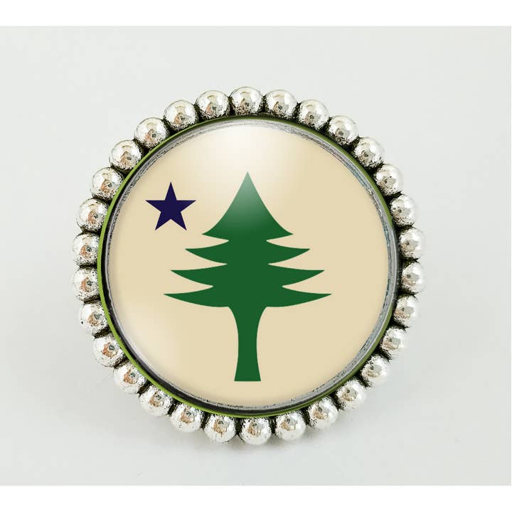 Piccadilly Pendants - Wholesale Lapel pin/button - Custom Maine Lapel Pin, Can Be Made With Any Image, Handmade