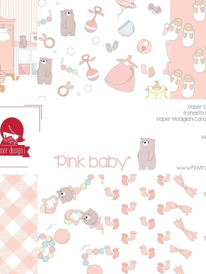 Pad. 66 - Pink Baby per la vendita all'ingrosso da parte di Flavir Design di Moscone Daniela