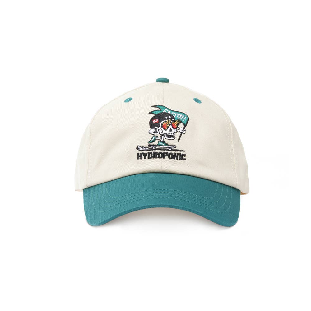 Hydroponic - Wholesale Baseball Cap - Unisex - Pushing Cp 01 - Natural/Teal Green0