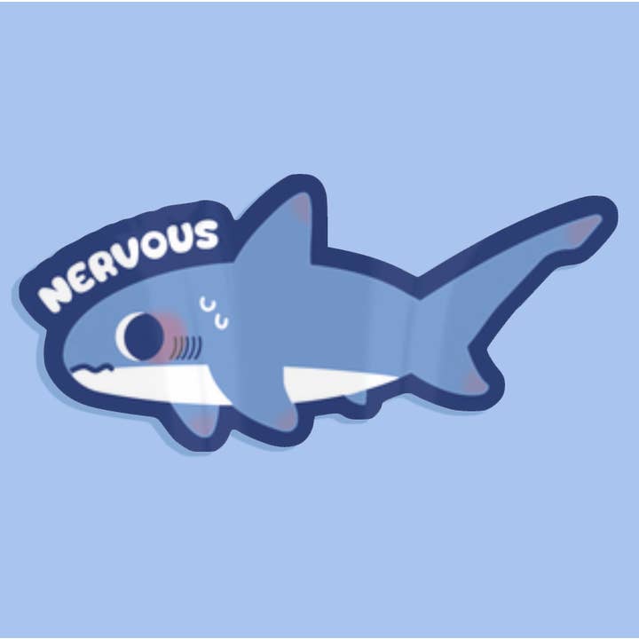 Nervous Sticker for wholesale by Fiveboos Inc