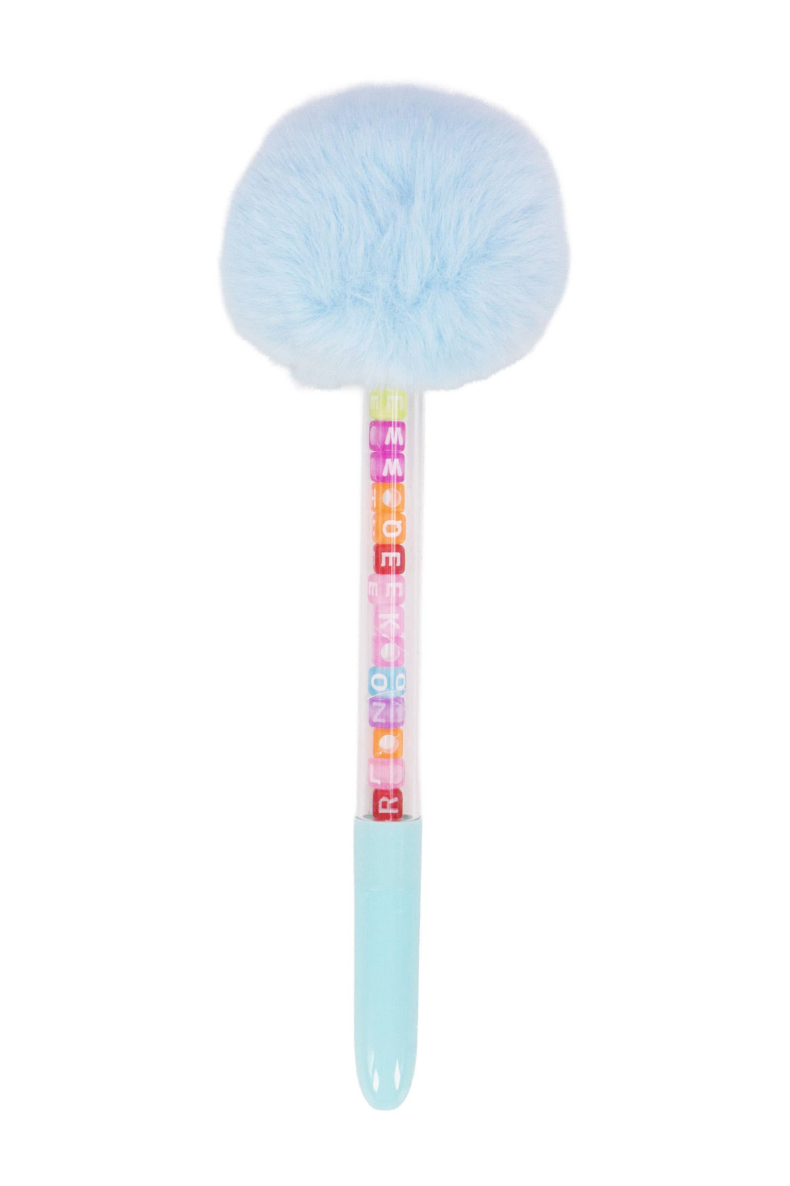 ASSORTED Fuzzy Pom Pom Fairy Stick Alphabet Dice Pen for wholesale on Faire4