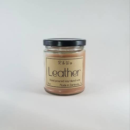 R&W Company LLC - Wholesale Jar/Filled Candle - Leather Candles