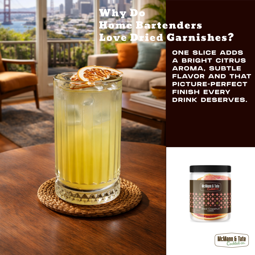 McMann & Tate Cocktail Co. - Wholesale Dried/Dehydrated Fruit - Dried Grapefruit Garnish1