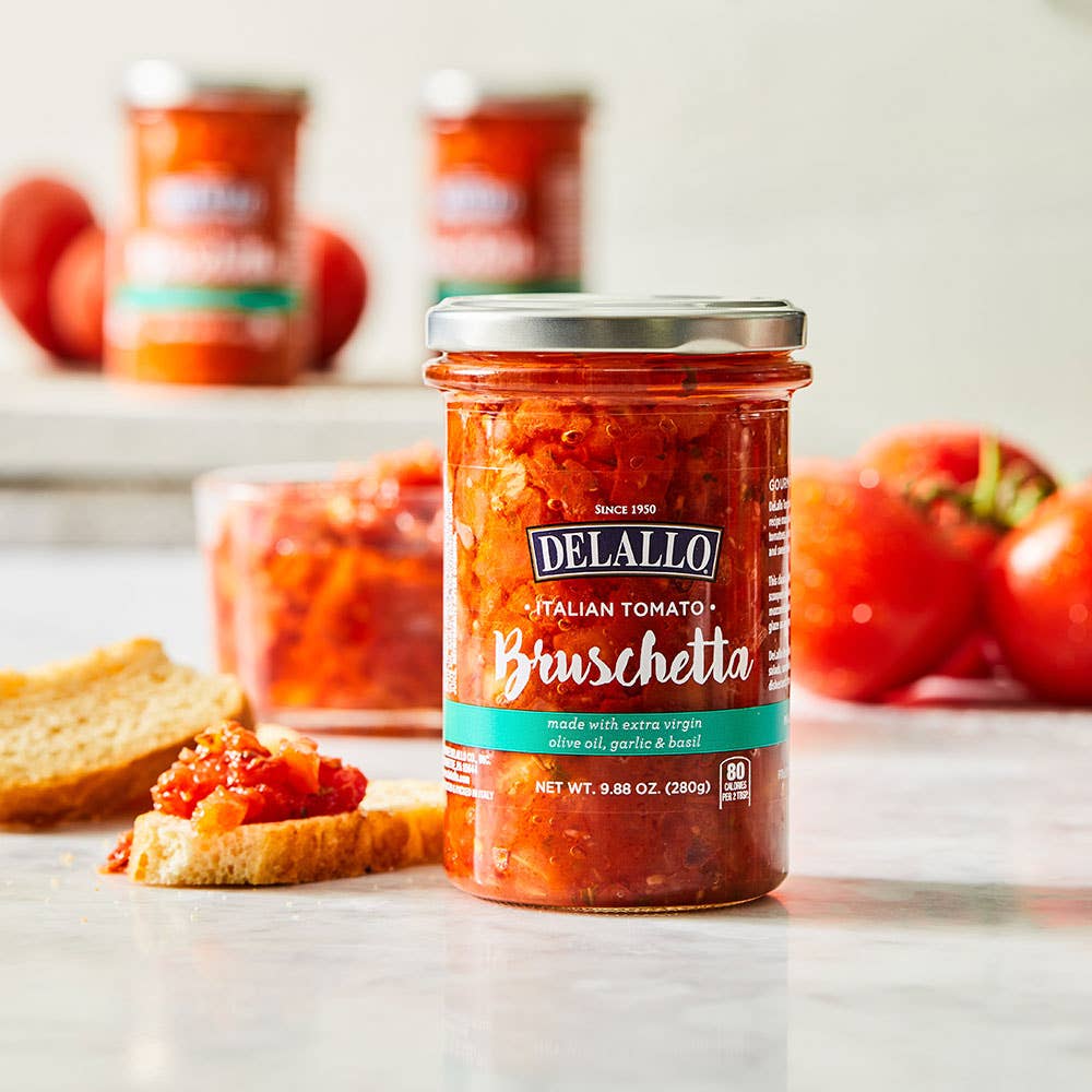 Delallo - Wholesale Pasta Sauce - Tomato Bruschetta (9.88 oz.)1
