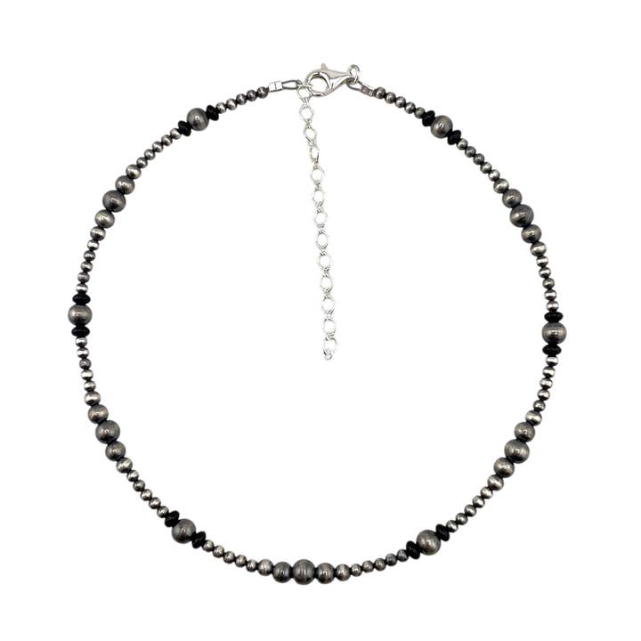 Onyx Desert Pearl Bead Necklace Sterling Silver for wholesale by Select Lines