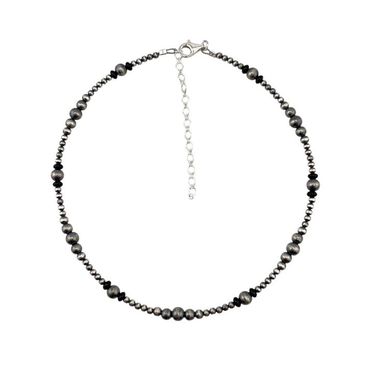 Onyx Desert Pearl Bead Necklace Sterling Silver for wholesale by Select Lines