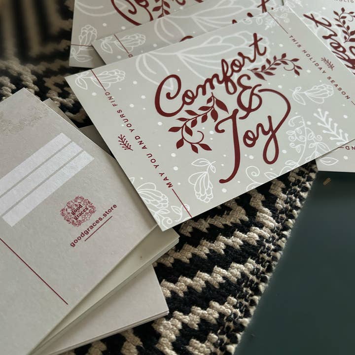 Good Graces Paper Co. - Wholesale Postcard Set - 15 Piece Holiday Postcard Box Set6