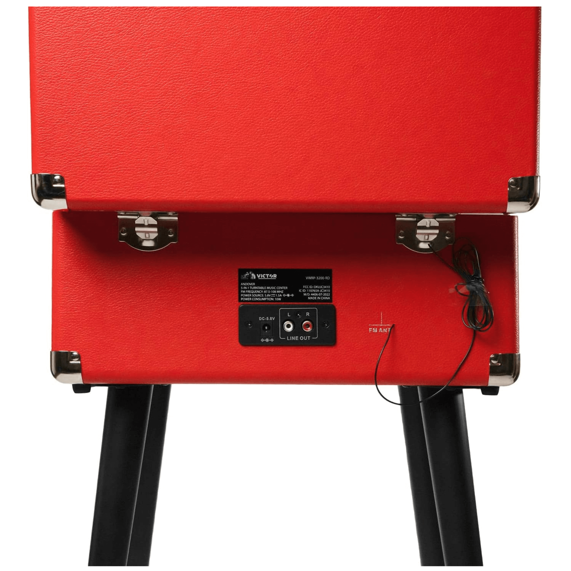 JupiterGear Home - Vendita all'ingrosso Casse audio - Victor Andover centro musicale BT 5 in 1 con gambe alte da sedia12