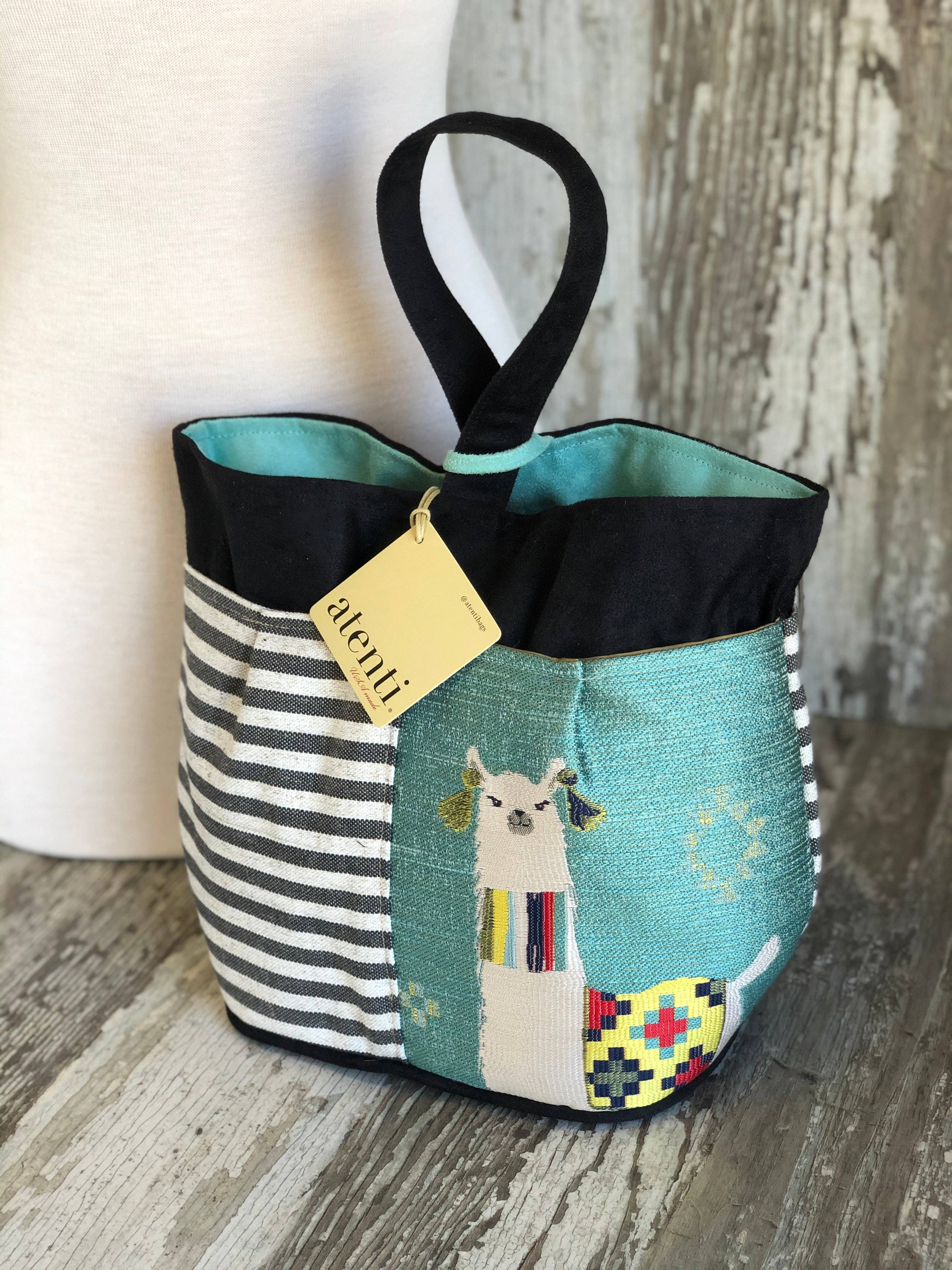 Mamallama Tall Caddy Knitting/Crochet Organizer, Project Bag for wholesale on Faire6