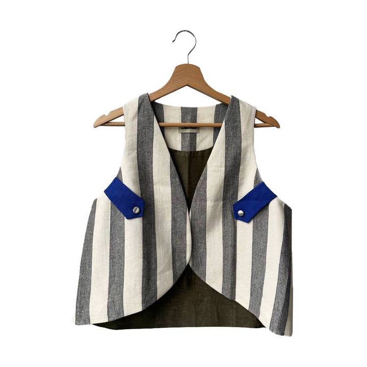 Randig väst för wholesale av Lozee