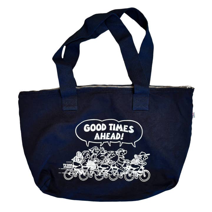 TV DAD - Wholesale Tote Bag - Unisex - Good Times Zipper Tote Bag2