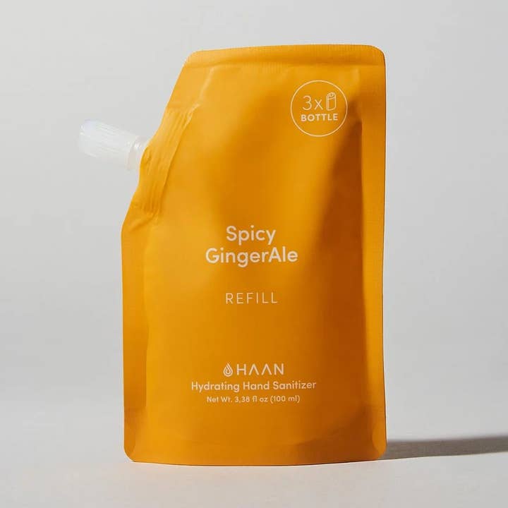 Sachet de recharge de désinfectant pour les mains HAAN Spicy Ginger Ale
pour la vente par The Brand Loft