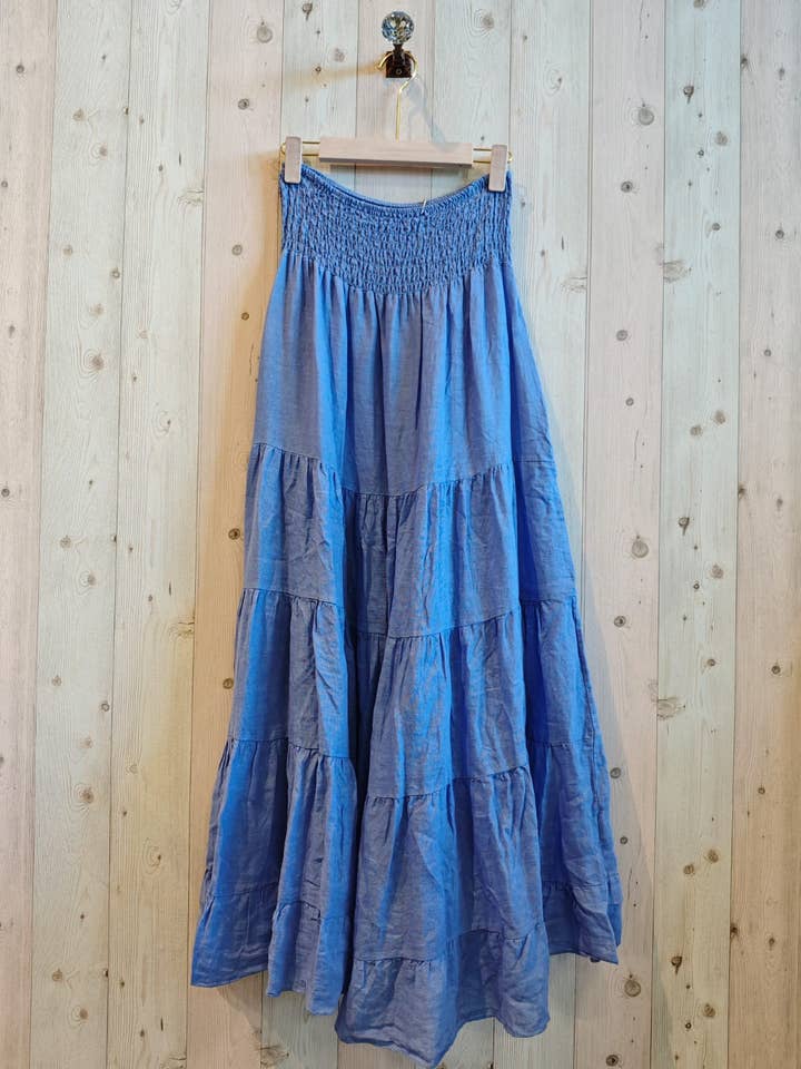 Linen & More - Wholesale Skirt – Women’s - REF 80212 100% LINEN SKIRT10