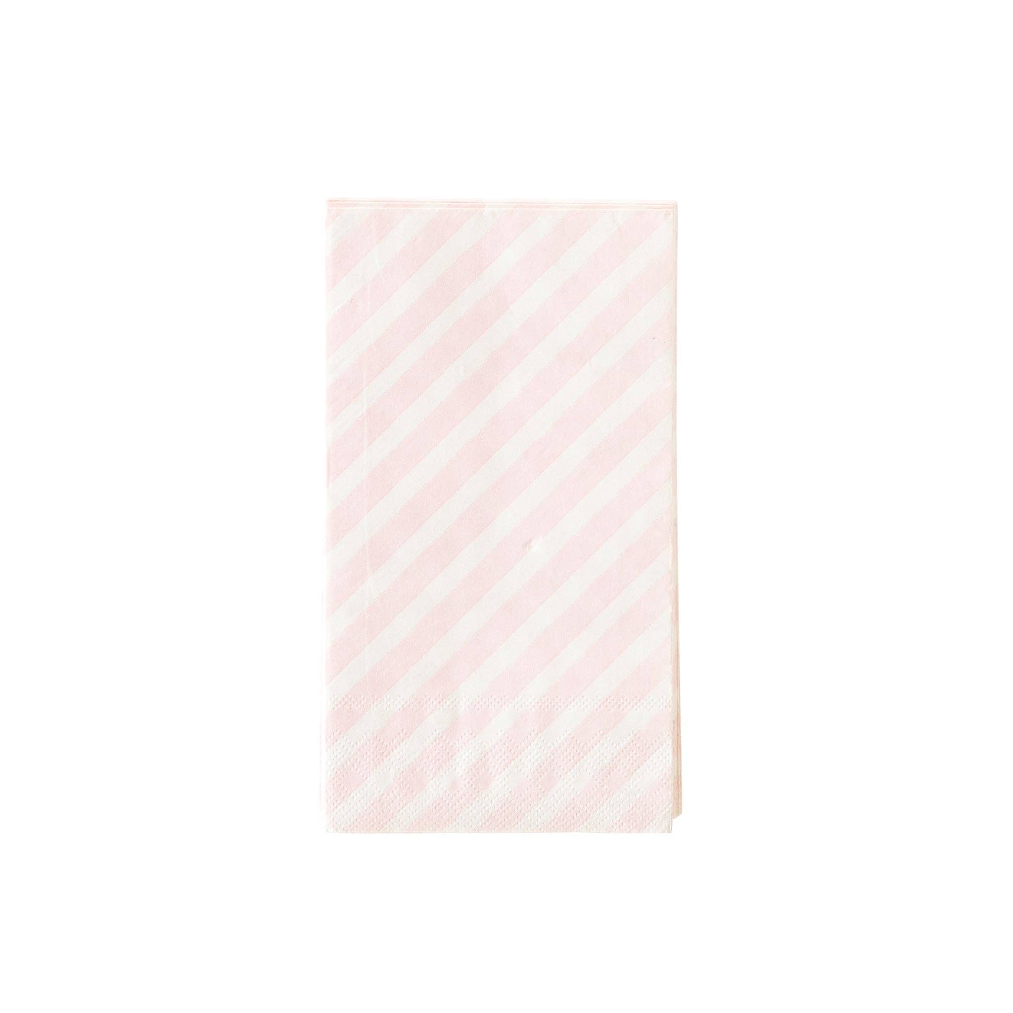 My Mind’s Eye – Engroshandel Engangsserviet – GBD1039 - Gingerbread Pink Stripe Papir Middag Serviet2