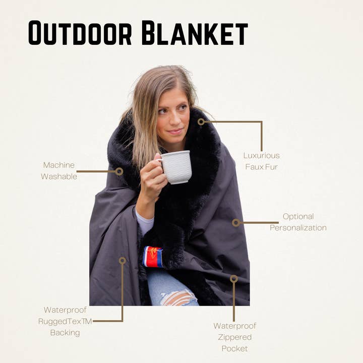 Pretty Rugged - Wholesale Throw Blanket - Waterproof Windproof Outdoor Blanket | Pretty Rugged18