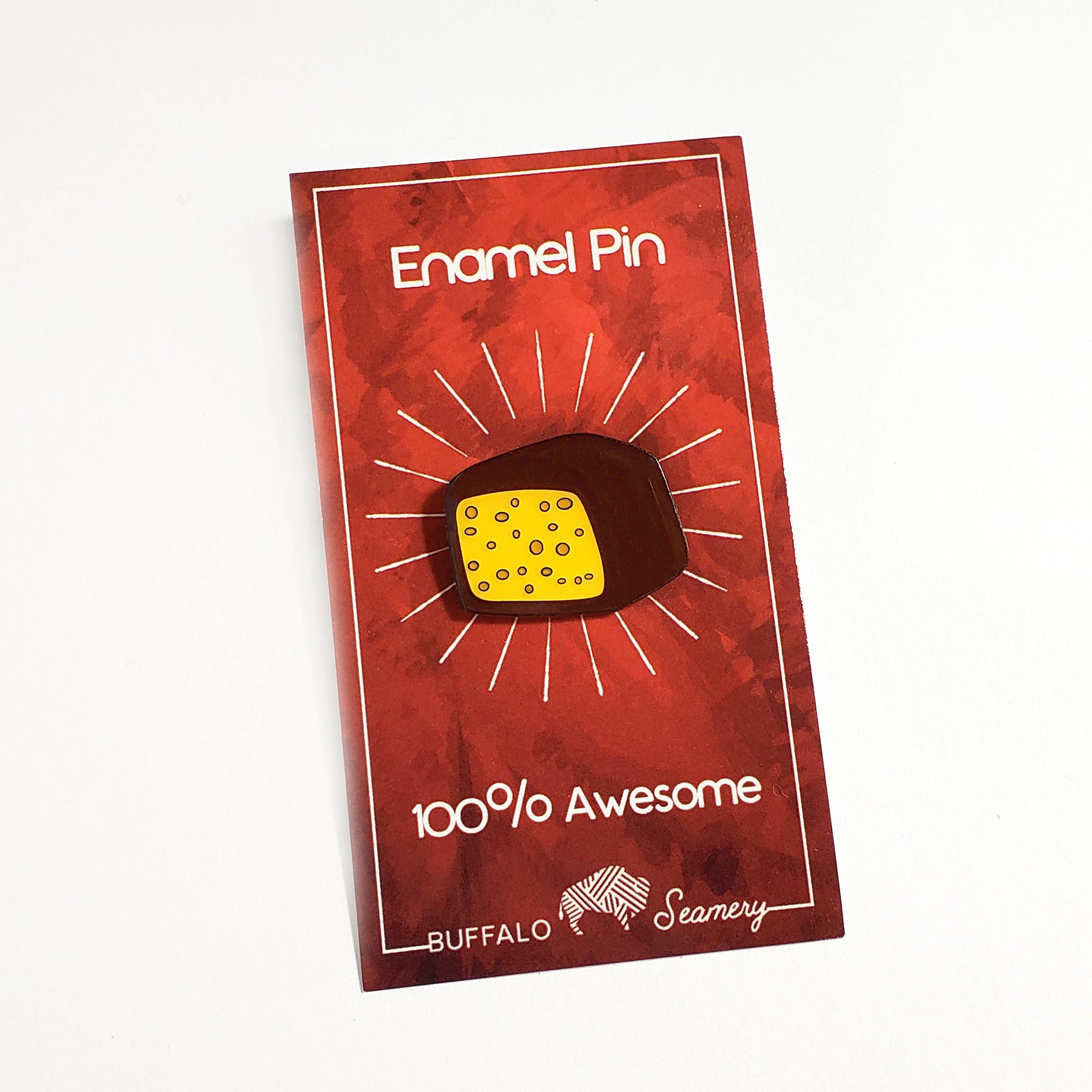 Buffalo Seamery - Wholesale Lapel Pin/Button - Sponge Candy Pin0