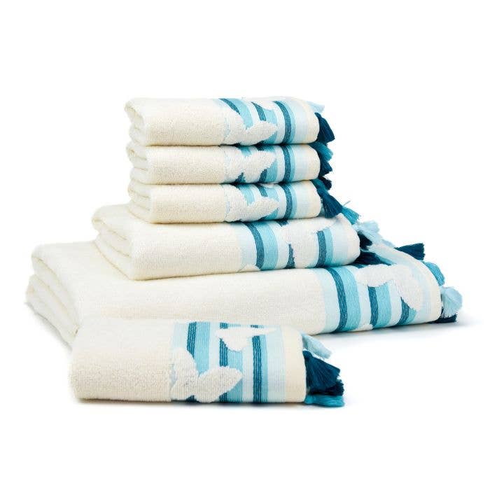 East'N Blue - Venta al por mayor Toallas de baño - Butterfly Toalla de baño de algodón turco4