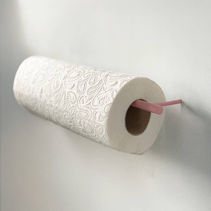 suporte para rolo de cozinha rosa por atacado de kolor