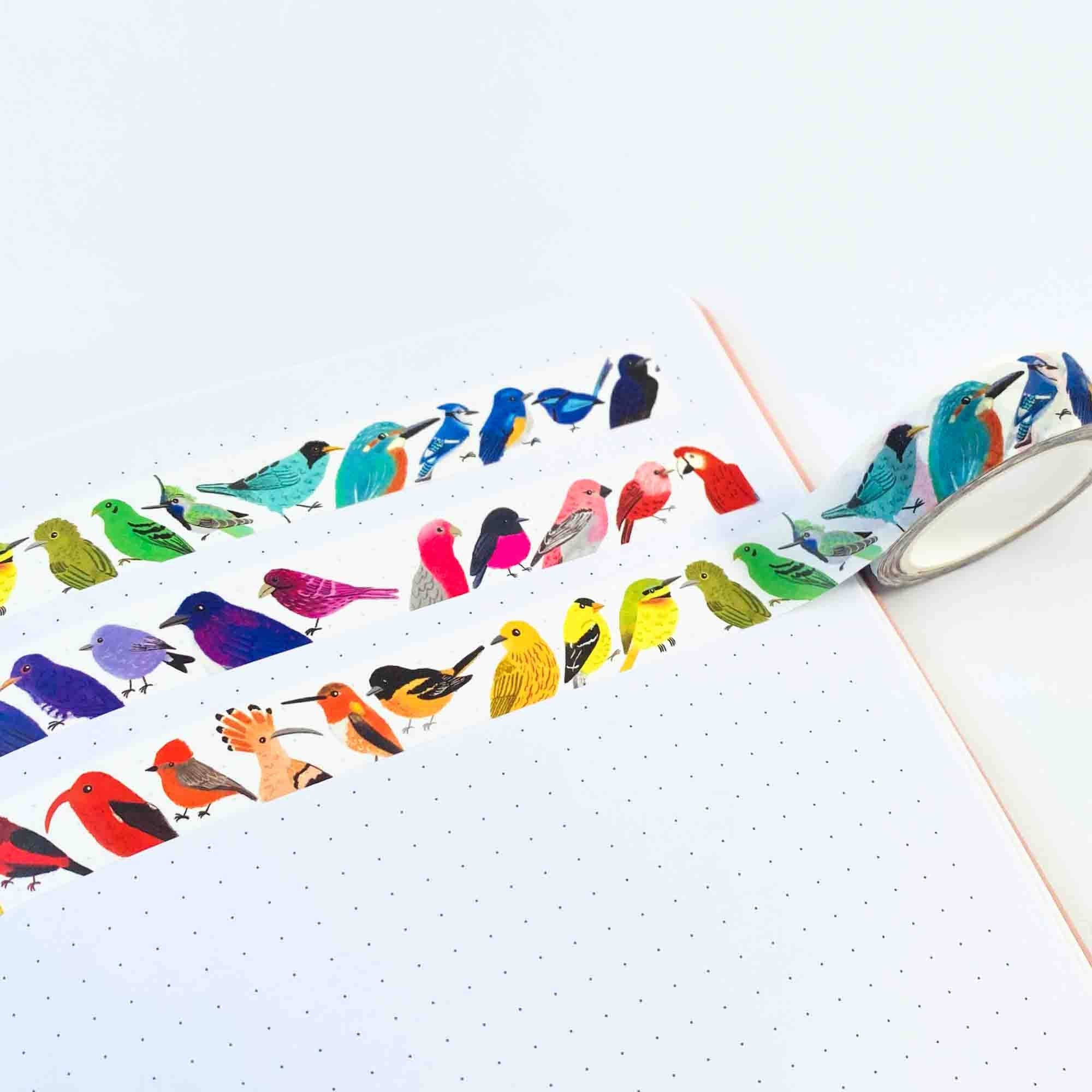Sarah Frances – wholesale Washi tape – Bird Rainbow Washi Tape1