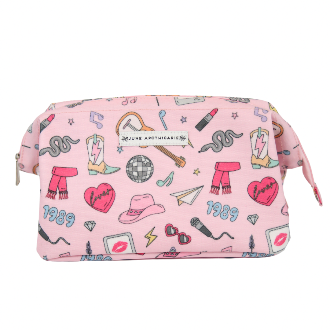 June Apothicarie - Wholesale Toiletry Bag - Unisex - Eras Music Wire Top Perfect Makeup Bag1