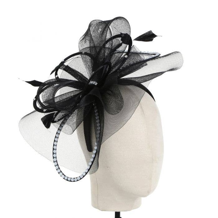 PEACH ACCESSORIES – Engroshandel Fascinatorhat - Dame – Perle og Diamante Mix Fascinators TGH0214
