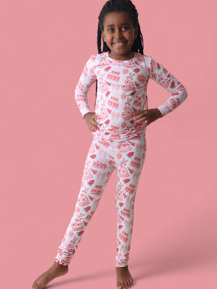 Dream Big Little Co. - Wholesale Sleepwear Set - Kids - BERRY SWEET BIRTHDAY DREAM SET25