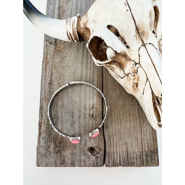 Boho Ranch Shop - Vente Bracelet manchette - Bracelet Jonc en Pierre de l'Ouest2