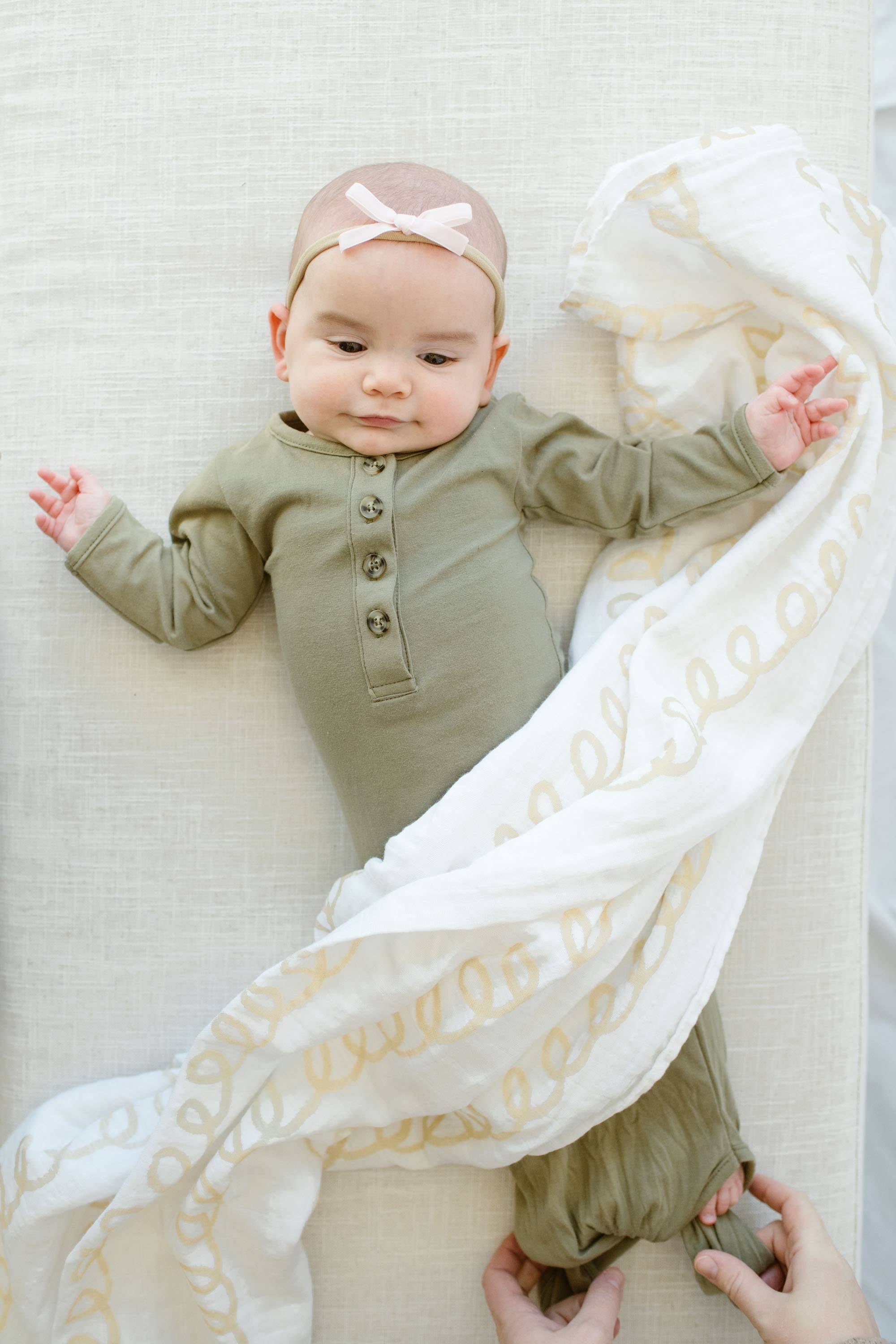 Fawn & Foster - Wholesale Swaddle - Baby - Organic Muslin Gauze Swaddle Receiving Blanket | Haven4