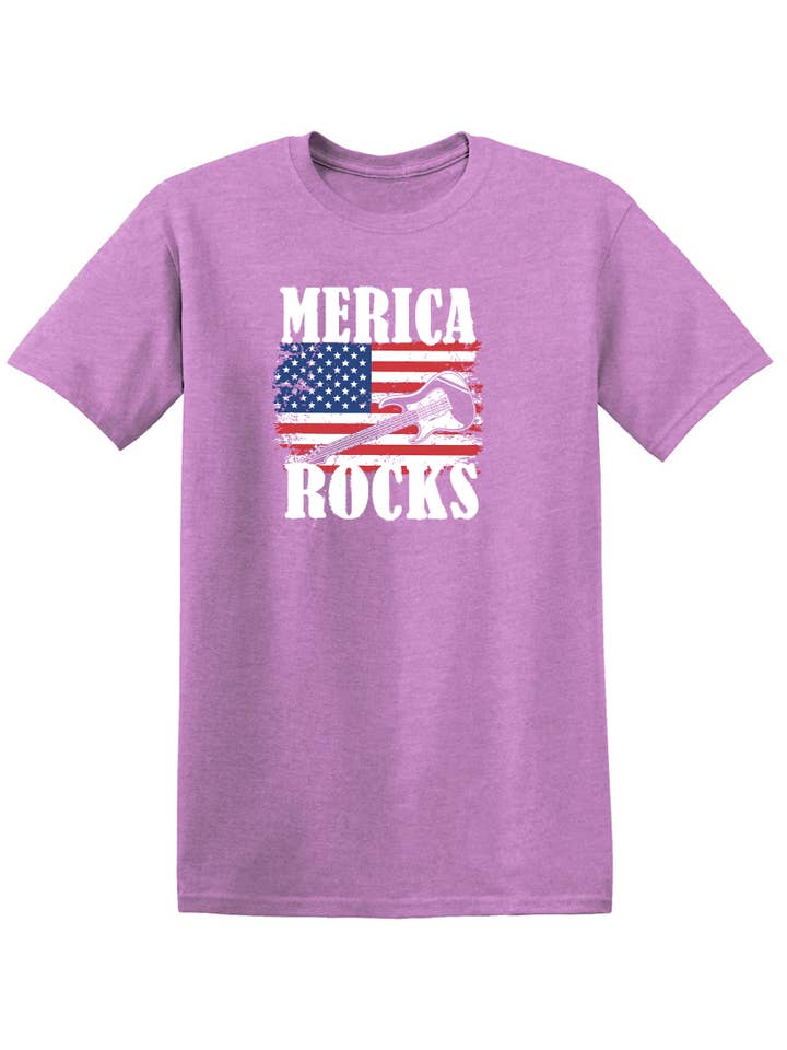 Feelin Good Tees - Wholesale Screen Printed T-Shirt - Unisex - Merica Rocks.18