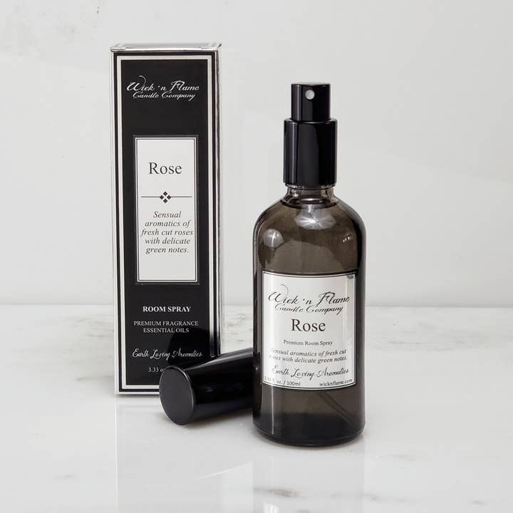 Rose 100ml Room Spray for engroshandel hos Wick 'n Flame Candle Company