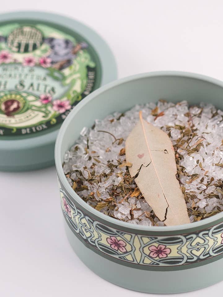 Mint Eucalyptus Bath Salts | Bathing Betty for wholesale by Blenheim Park Maine