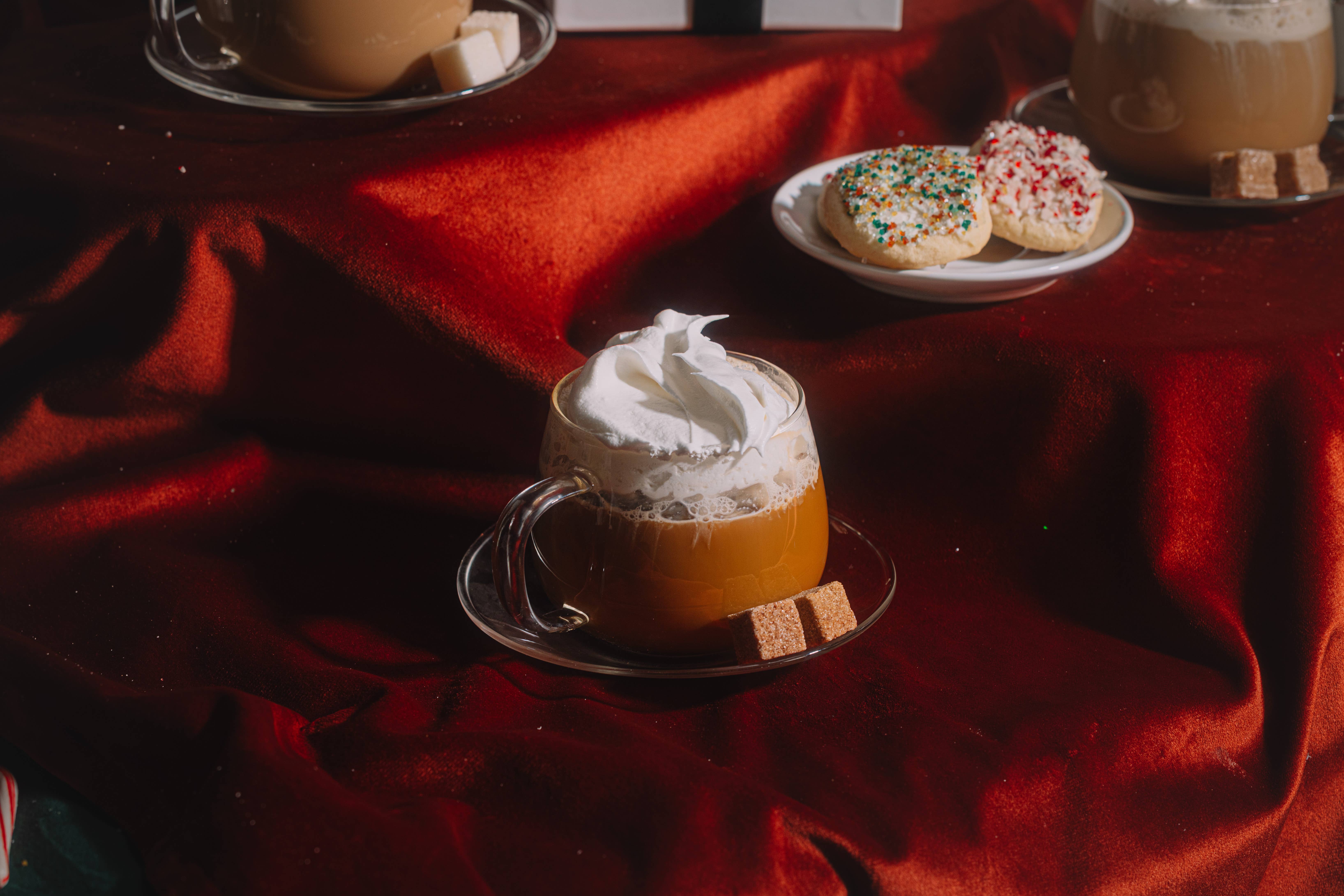 TEASPRESSA | LUXE Mixer Cube – Mistura de bebida por atacado – Trio de Cubos Misturadores de Café de Natal (Gemada & Hortelã-pimenta)1