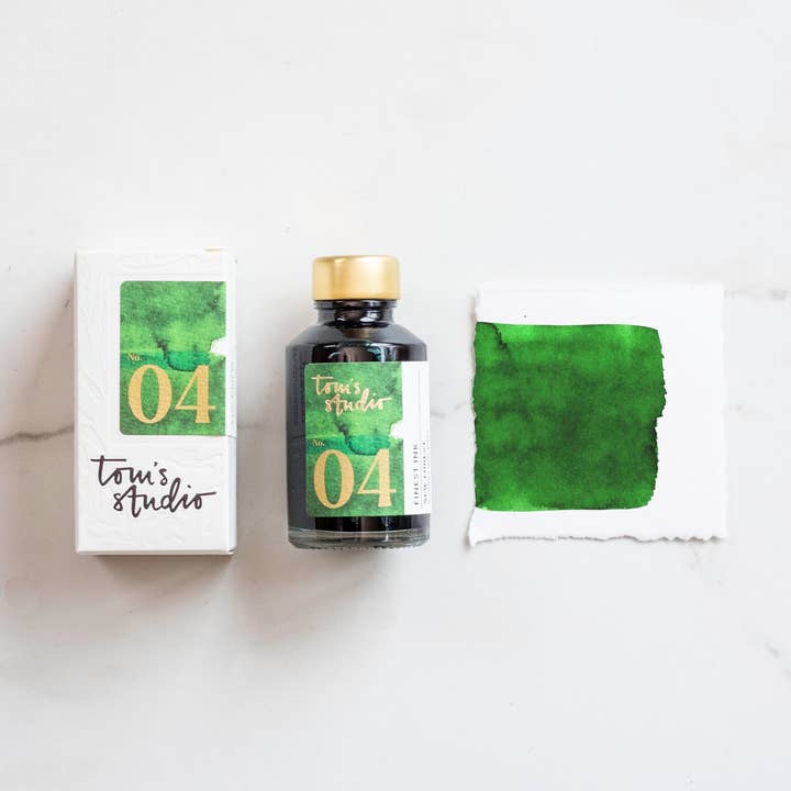 Fountain Pen Ink - New Forest Green for wholesale by Tom's Studio