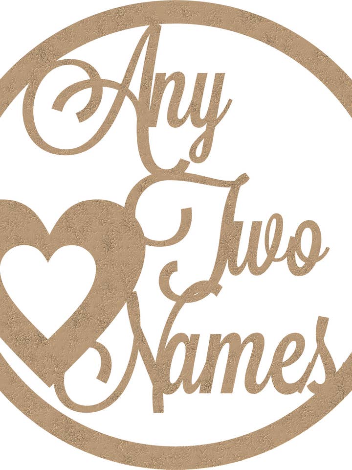 Valentines Hoop for wholesale by manchester laser cuts