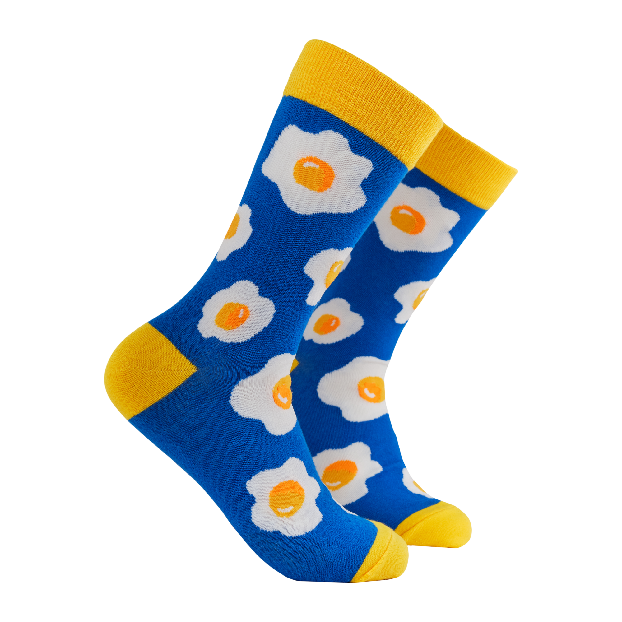 BLUE Fried Egg Socks - Yolking Around for wholesale on Faire0