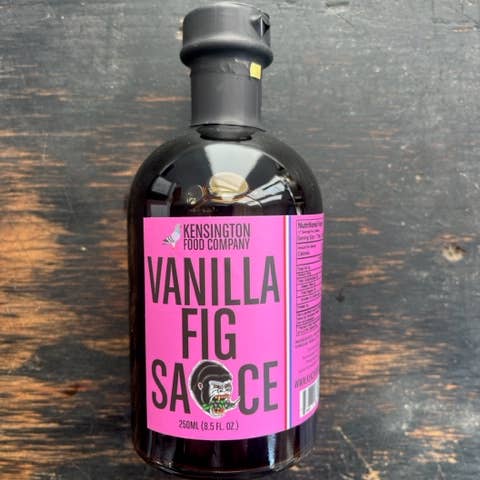 Kensington Food Company - Wholesale Sauce - Vanilla Fig Infused Balsamic Vinegar Sauce