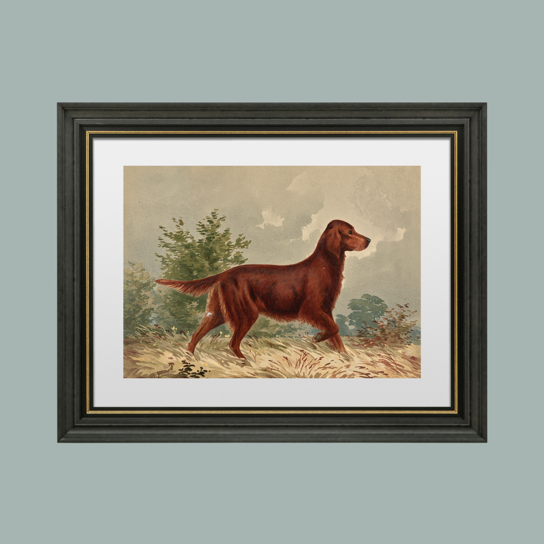 Sea to Skye - Wholesale Art Print - Flatcoated Retriever Antique Art Print6